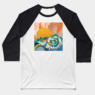 Sunset a paradise Baseball T-Shirt